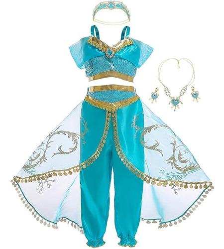 Princess Costume Girls Halloween Dress Birthday Theme Role P