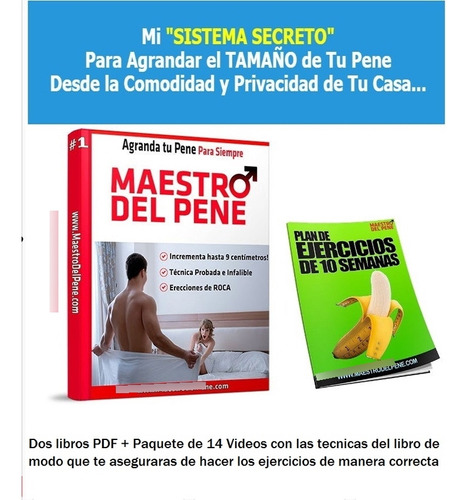 Maestro Del Pene - Colección De 2 Libros + 15 Videos