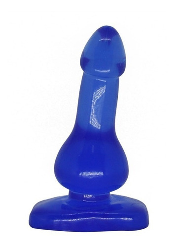 Plug Andro Pênis - Azul 17 Cm X 3 Cm