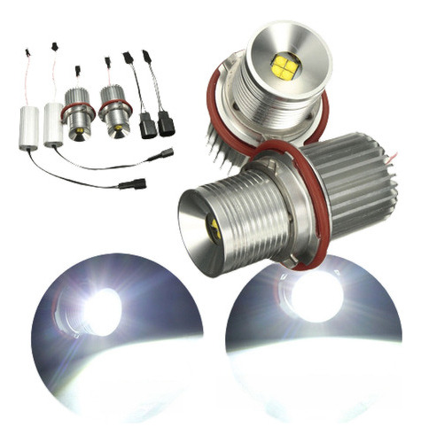 2 X 40w Alta Potencia Led Angel Eyes Halo Anillo Marcador Lu