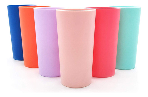 Vaso Plastico Irrompible 26 Onza Juego 12 Multicolor Sin