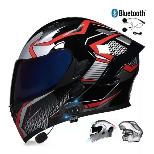 Casco Para Moto Bluetooth Integrado | MercadoLibre 📦