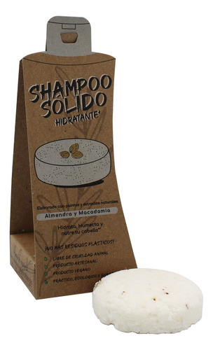 Arbol Verde Almendra Shampoo Solido Hidratante 50 Ml