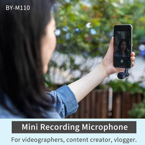 Microfono De Condensador Boya, By-m110 Plug And Play Con Om