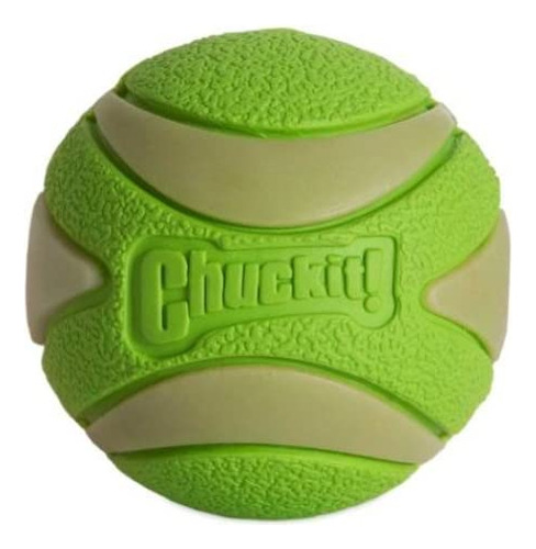 ¡squeaker Ball Chuckit! Max Glow Ultra Medium Para 9 A 27 Kg