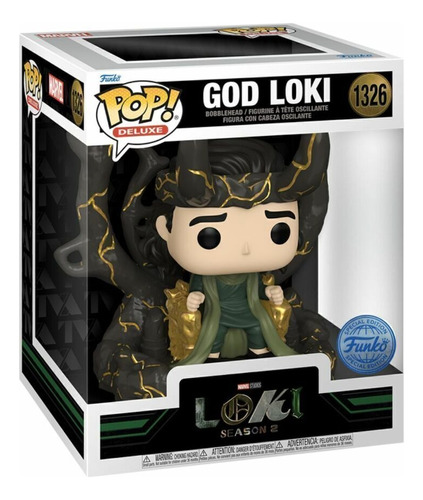 Funko Pop! Loki Deluxe - God Loki #1326 Special Edition
