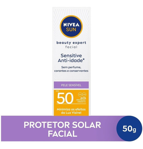 Protetor Solar Facial Nivea Anti-idade Fps50 50g