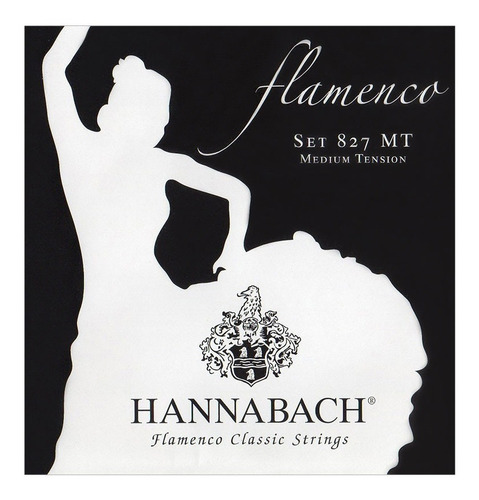 Encordado Hannabach 827mt Flamenco Medium Tension G Clasica