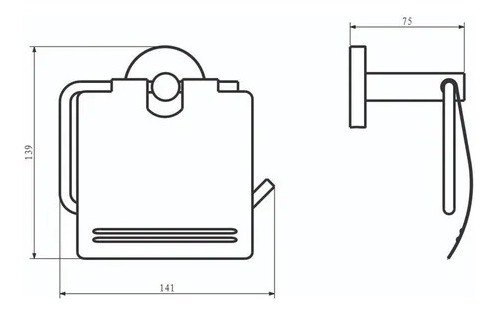 Porta Rollo Piazza Baño Papel Higienico Accesorio Guilty