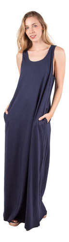 Vestidos Mujer De Verano Largo De Algodon Liso Plus Size