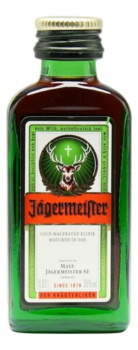 Licor Fino Alemão Jagermeister Mini 20ml Original Miniatura