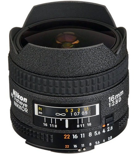 Nikon Af Fisheye-nikkor 16mm F/2.8d Lente