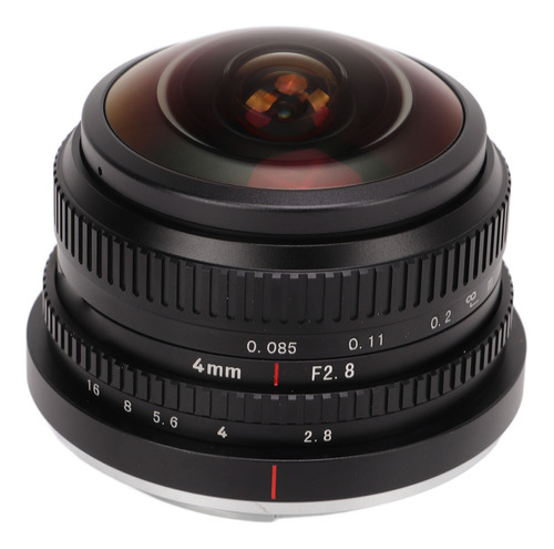 Lente Ojo De Pez F2.8 Circular De 4 Mm, 225 Grados, Gran Ang