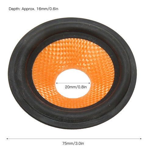 Cono De Altavoz De Papel Para Subwoofer Con Forma De Cono, P
