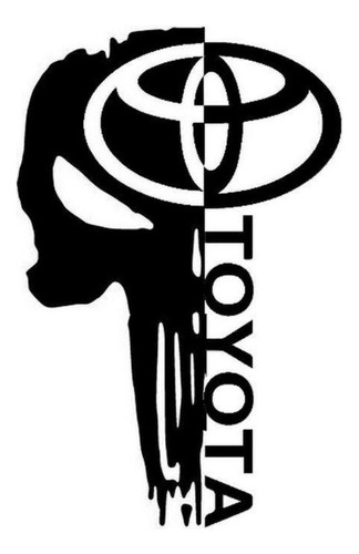 Sticker Cráneo Toyota 