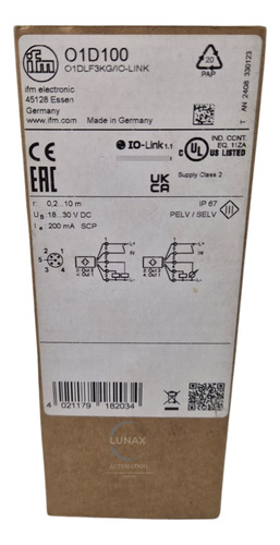 Ifm O1d100 Sensor Fotoelectrico