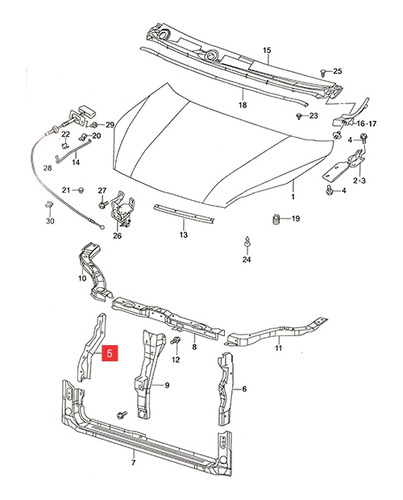 Soporte Semioptica Izq. -original- Suzuki Alto 800 2014-16