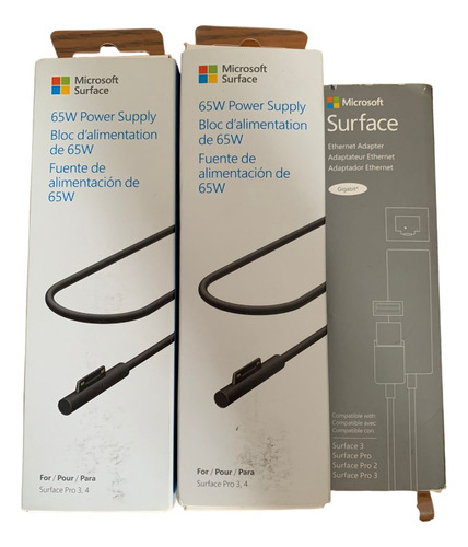 Cargador Surface Pro 3/4 X2 + Adaptador Ethernet Regalo