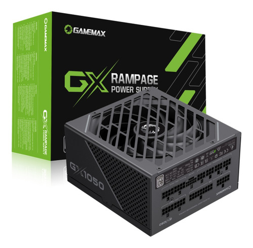 Fuente Gamemax 1050w Gx-1050 Pro Pcie 5.0 80+ Platinum Vx Color Negro