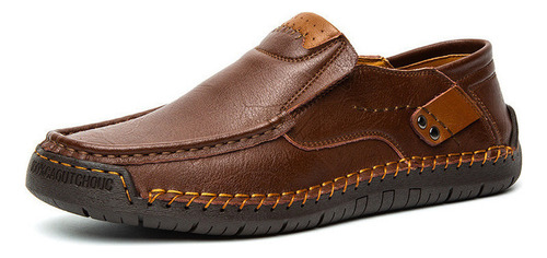 Zapatos De Cuero Casuales De Moda For Hombres