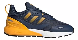 Tenis Originals adidas Zx 2k Boost 2.0 - Azul-amarillo-negro