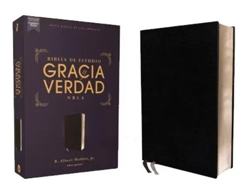 Biblia De Estudio Gracia Y Verdad Nbla, Tapa Piel Fabricada