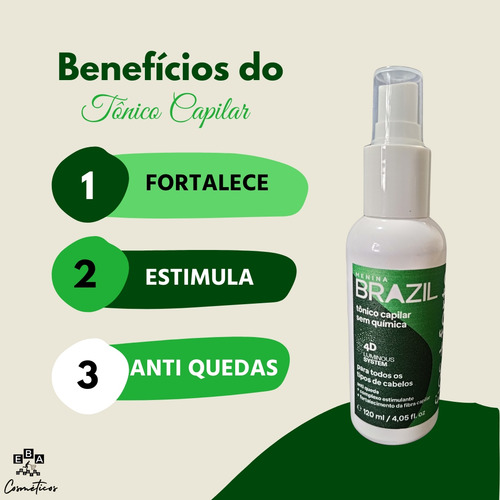 Tônico Poderoso Capilar Antiqueda E Crescimento 120 Ml