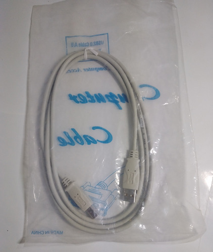 Cables Usb A-b Para Impresoras Y Otros 1.8mts Nuevo Sellado