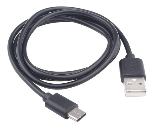 Cable Cargador De Usb A Usb Tipo C - 1 Metro Negro