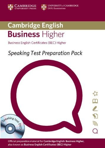 Bec Higher Speaking Test   Preparation Pack   Dvd