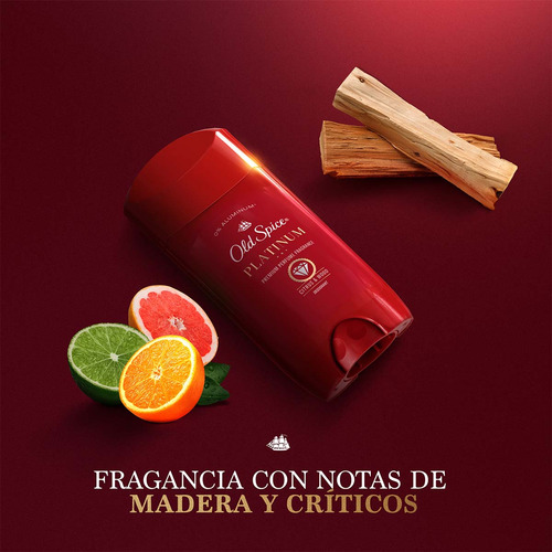 Desodorante Old Spice Platinum Citrus & Wood 85 G