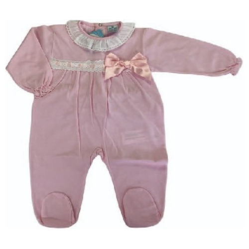 Pijama De Bebe En Tonos Rosados Español