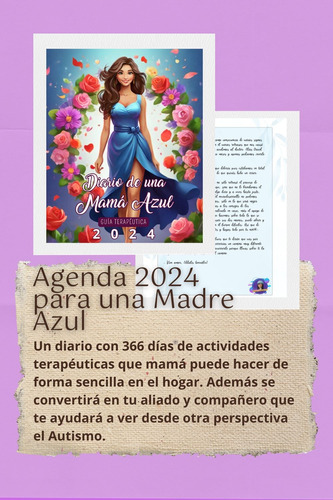 Agenda 2024, Diario De Una Mamá Azul. Guia Terapéutica