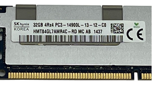 Memoria Ram 32gb Pc3-14900l Ecc/reg Servidor Proliant 4rx4 (Reacondicionado)