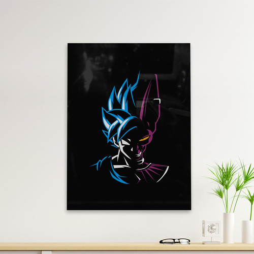 Cuadro Deco Goku & Bills (d1541 Boleto.store)