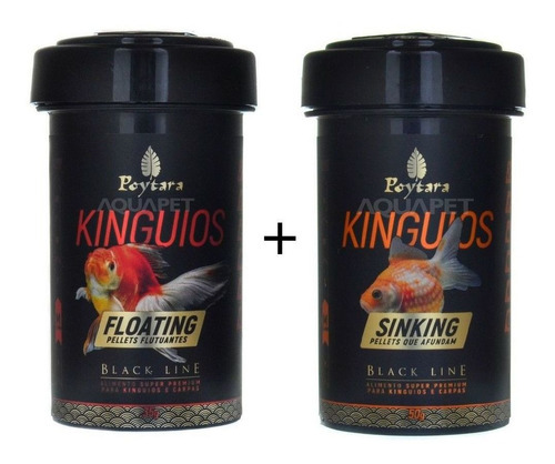 Kit Black Line Kinguio Floating 35g + Sinking 50g Poytara