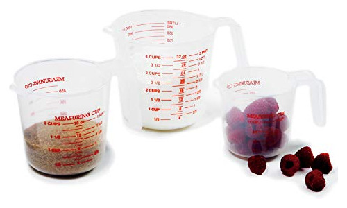 Taza Medidora De Plástico Capacidad De 4 Tazas