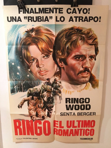 Afiche De Cine Original - Ringo El Ultimo Romantico