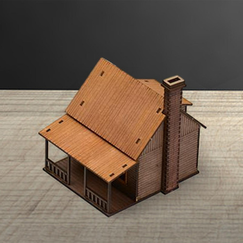 Escena De Arquitectura De Casa De Estilo Europeo Estilo A
