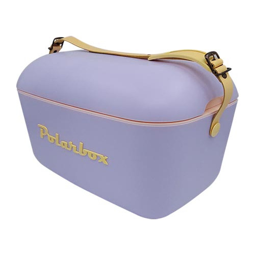 Conservadora Polarbox Violeta Con Asa Amarilla - Desillas