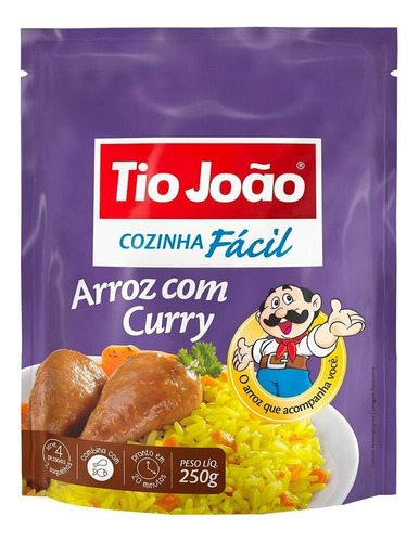 Tio João Arroz com Curry 250g
