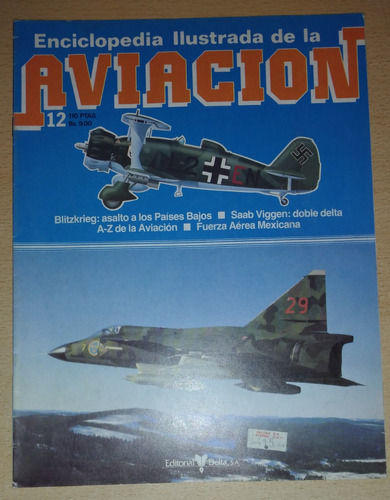 Revista Enciclopedia Ilustrada Aviación N°12 Marzo De 1984
