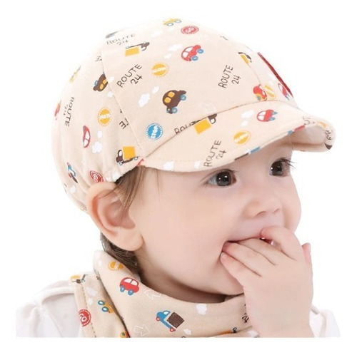 Gorro Tipo Beisbol, Gorra Solar, Bebes 0-3 Años, Importado