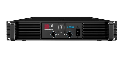E-sound Swx 8.0 Amplificador De Potencia 1600w X2 2 Ohms