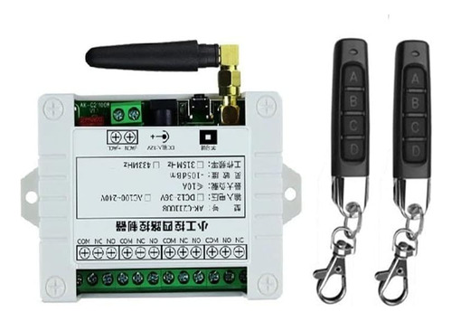 Inteligente Múltiple Dc 12v 24v 36v 10a 433 Mhz 4ch 4 Ch 4 C