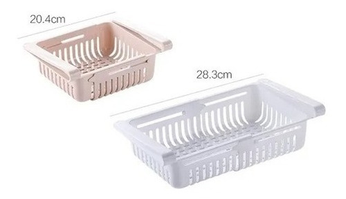 Imagen 7 de 7 de Set De 3 Organizadores Extensibles Para Heladera