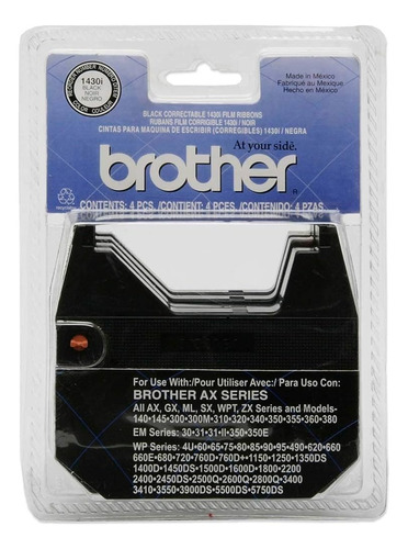 Pack 4 Cintas Brother 1430i, Gx6750sp Ax310/ax325