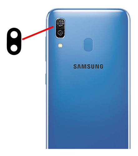 Samsung A30 Lente Cristal Camara Lente Roto Sustitucion A30