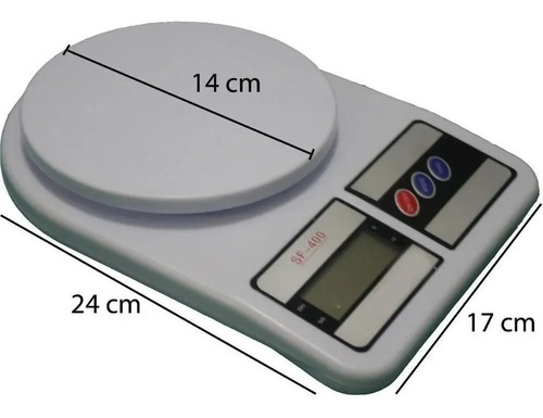 Imagen 3 de 5 de Bascula Digital Gramera De Cocina Pesa De 1 Gramo A 7 Kilo