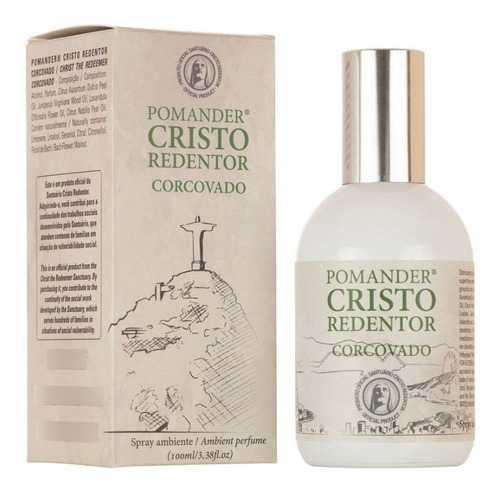 Pomander Cristo Redentor Corcovado Spray 100ml